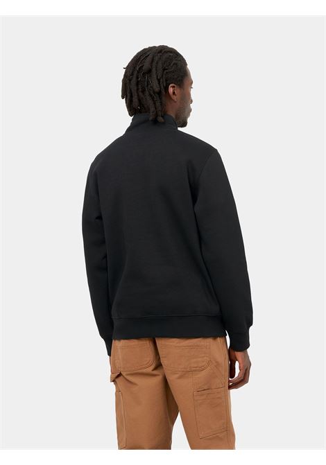 chase neck zip sweatshirt man black CARHARTT WIP | I03366500F.XX